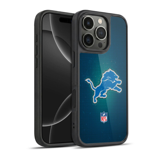 NFL Detroit Lions Artwork LED Gel Armour Case For Apple iPhone 16 Pro