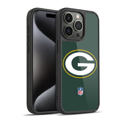NFL Green Bay Packers Logo Plain Gel Armour Case For Apple iPhone 15 Pro