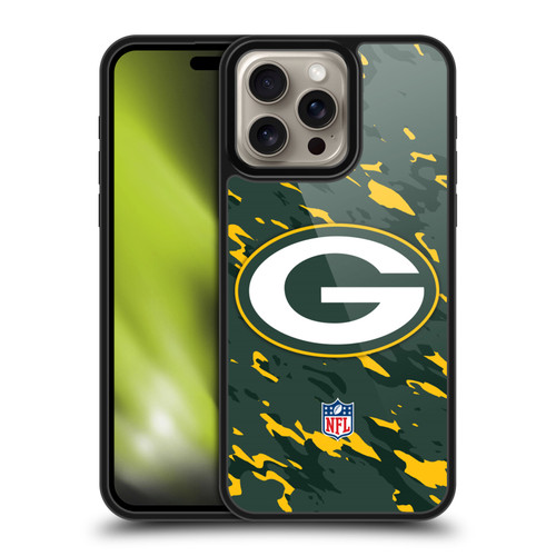 NFL Green Bay Packers Logo Camou Gel Armour Case For Apple iPhone 16 Pro Max