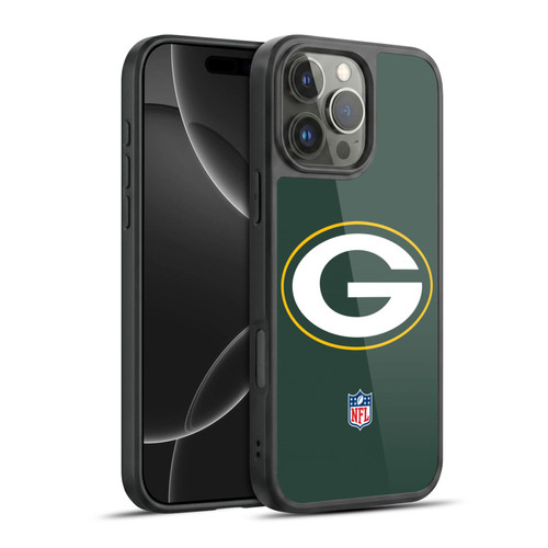 NFL Green Bay Packers Logo Plain Gel Armour Case For Apple iPhone 16 Pro Max