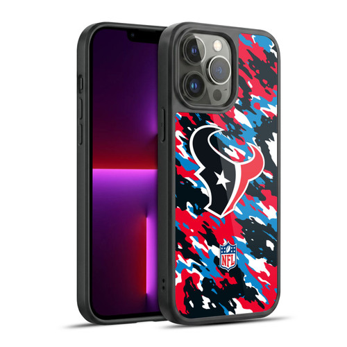 NFL Houston Texans Logo Camou Gel Armour Case For Apple iPhone 13 Pro Max