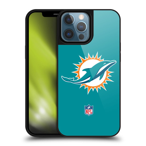 NFL Miami Dolphins Logo Plain Gel Armour Case For Apple iPhone 13 Pro Max