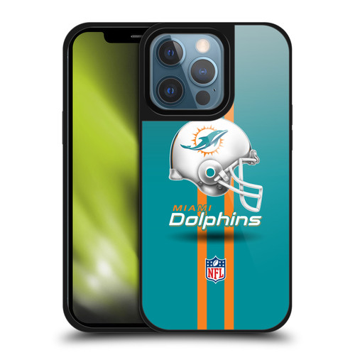NFL Miami Dolphins Logo Helmet Gel Armour Case For Apple iPhone 13 Pro