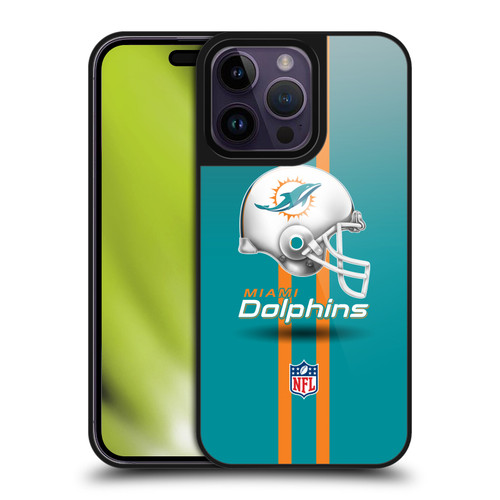NFL Miami Dolphins Logo Helmet Gel Armour Case For Apple iPhone 14 Pro Max