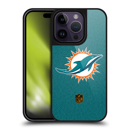 NFL Miami Dolphins Logo Football Gel Armour Case For Apple iPhone 14 Pro