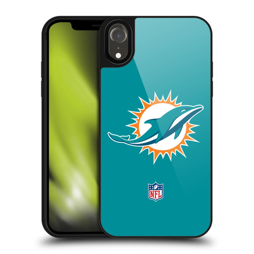 NFL Miami Dolphins Logo Plain Gel Armour Case For Apple iPhone XR