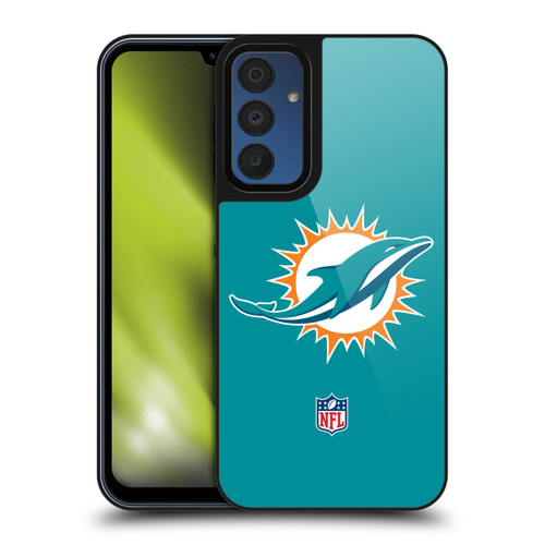 NFL Miami Dolphins Logo Plain Gel Armour Case For Samsung Galaxy A15