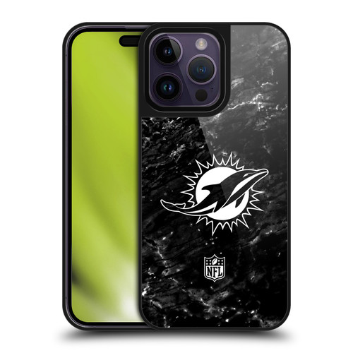 NFL Miami Dolphins Artwork Marble Gel Armour Case For Apple iPhone 14 Pro Max