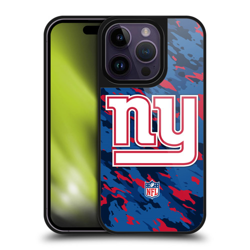 NFL New York Giants Logo Camou Gel Armour Case For Apple iPhone 14 Pro