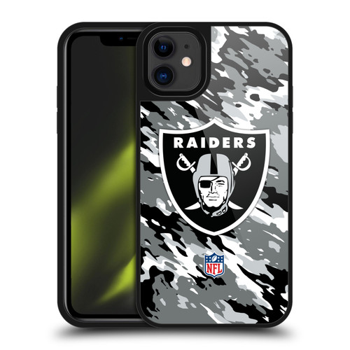 NFL Las Vegas Raiders Logo Camou Gel Armour Case For Apple iPhone 11