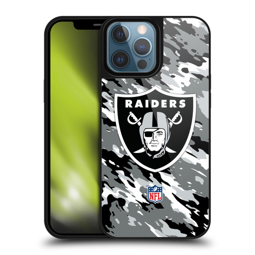 NFL Las Vegas Raiders Logo Camou Gel Armour Case For Apple iPhone 13 Pro Max