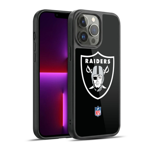 NFL Las Vegas Raiders Logo Plain Gel Armour Case For Apple iPhone 13 Pro Max