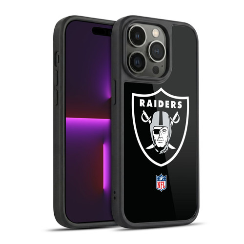 NFL Las Vegas Raiders Logo Plain Gel Armour Case For Apple iPhone 14 Pro