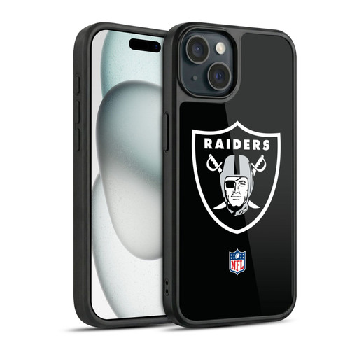 NFL Las Vegas Raiders Logo Plain Gel Armour Case For Apple iPhone 15