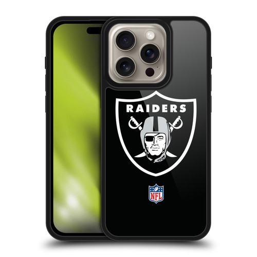 NFL Las Vegas Raiders Logo Plain Gel Armour Case For Apple iPhone 16 Pro