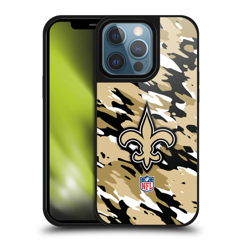 NFL New Orleans Saints Logo Camou Gel Armour Case For Apple iPhone 13 Pro NFL New Orleans Saints Logo Camou Gel Armour Case For Apple iPhone 13 Pro