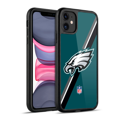 NFL Philadelphia Eagles Logo Stripes Gel Armour Case For Apple iPhone 11