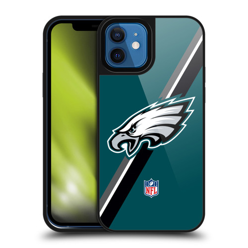 NFL Philadelphia Eagles Logo Stripes Gel Armour Case For Apple iPhone 12 / iPhone 12 Pro