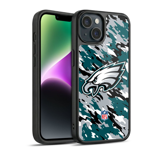 NFL Philadelphia Eagles Logo Camou Gel Armour Case For Apple iPhone 14