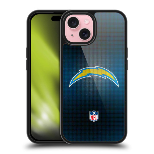 NFL Los Angeles Chargers Artwork LED Gel Armour Case For Apple iPhone 15