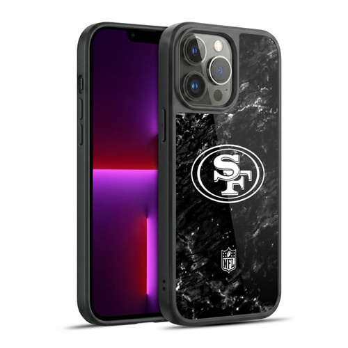 NFL San Francisco 49ers Artwork Marble Gel Armour Case For Apple iPhone 13 Pro Max