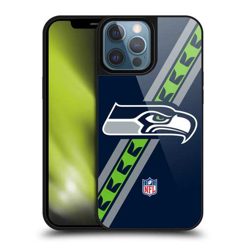 NFL Seattle Seahawks Logo Stripes Gel Armour Case For Apple iPhone 13 Pro Max NFL Seattle Seahawks Logo Stripes Gel Armour Case For Apple iPhone 13 Pro Max