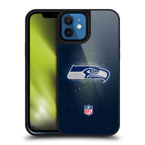 NFL Seattle Seahawks Artwork LED Gel Armour Case For Apple iPhone 12 / iPhone 12 Pro