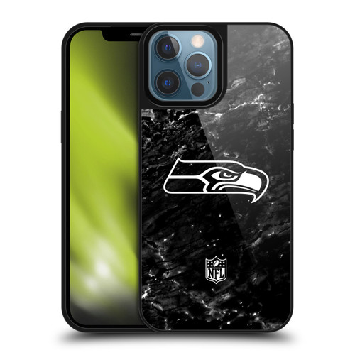 NFL Seattle Seahawks Artwork Marble Gel Armour Case For Apple iPhone 13 Pro Max