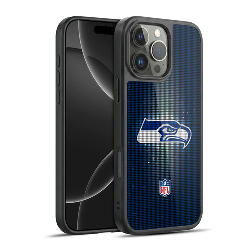 NFL Seattle Seahawks Artwork LED Gel Armour Case For Apple iPhone 16 Pro Max