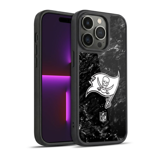 NFL Tampa Bay Buccaneers Artwork Marble Gel Armour Case For Apple iPhone 14 Pro