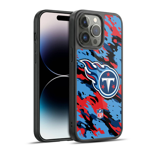 NFL Tennessee Titans Logo Camou Gel Armour Case For Apple iPhone 14 Pro Max