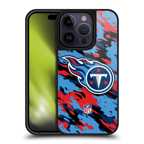 NFL Tennessee Titans Logo Camou Gel Armour Case For Apple iPhone 14 Pro