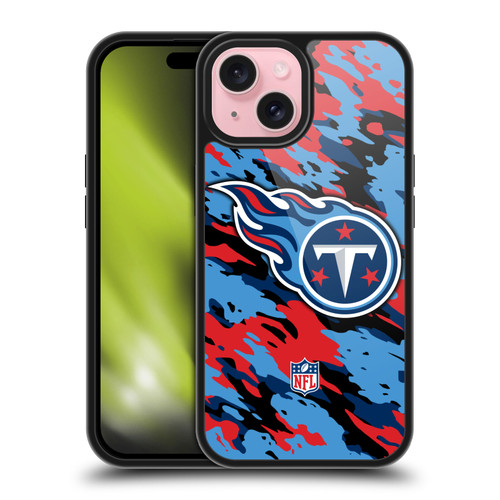 NFL Tennessee Titans Logo Camou Gel Armour Case For Apple iPhone 15