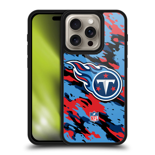 NFL Tennessee Titans Logo Camou Gel Armour Case For Apple iPhone 16 Pro