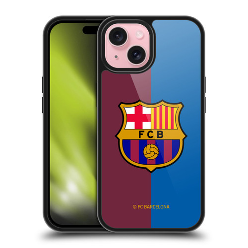 FC Barcelona 2024/25 Crest Kit Home Gel Armour Case For Apple iPhone 15