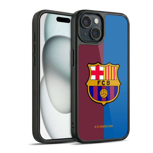 FC Barcelona 2024/25 Crest Kit Home Gel Armour Case For Apple iPhone 15