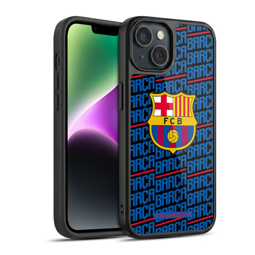 FC Barcelona Crest Patterns Barca Gel Armour Case For Apple iPhone 14