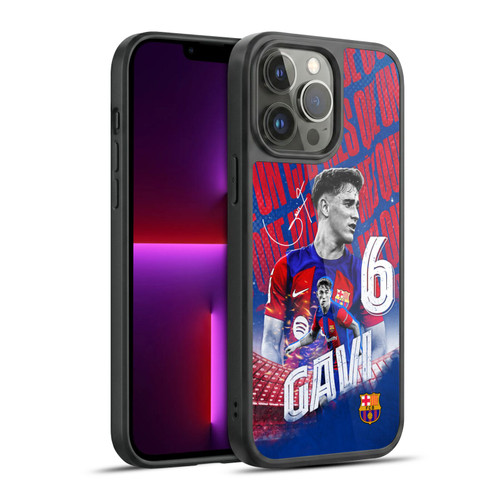 FC Barcelona 2023/24 First Team Gavi Gel Armour Case For Apple iPhone 13 Pro Max