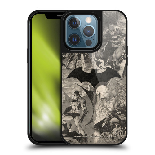 Batman DC Comics Hush Logo Collage Distressed Gel Armour Case For Apple iPhone 13 Pro