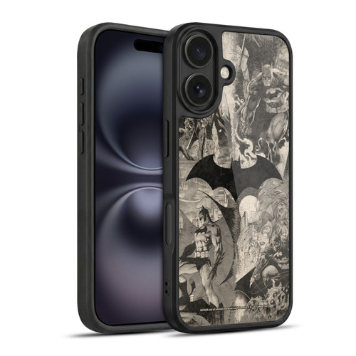 Batman DC Comics Hush Logo Collage Distressed Gel Armour Case For Apple iPhone 16