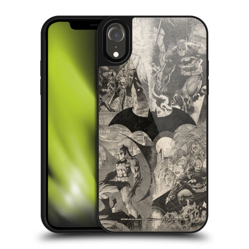 Batman DC Comics Hush Logo Collage Distressed Gel Armour Case For Apple iPhone XR