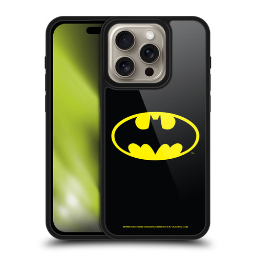 Batman DC Comics Logos Classic Gel Armour Case For Apple iPhone 16 Pro Batman DC Comics Logos Classic Gel Armour Case For Apple iPhone 16 Pro