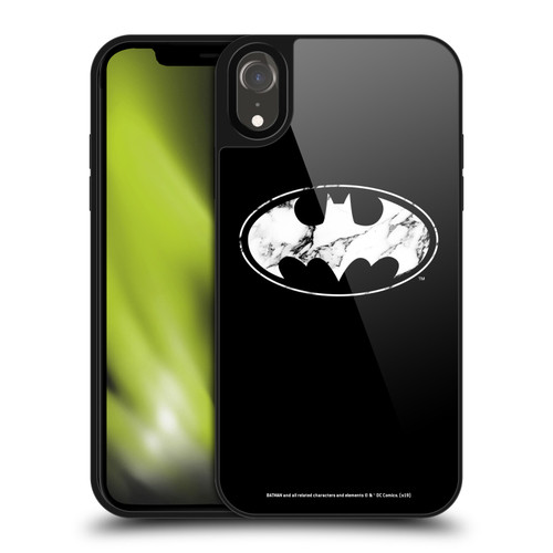 Batman DC Comics Logos Marble Gel Armour Case For Apple iPhone XR