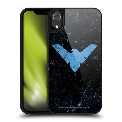 Batman DC Comics Nightwing Logo Grunge Gel Armour Case For Apple iPhone XR