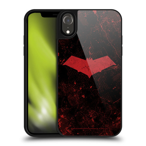Batman DC Comics Red Hood Logo Grunge Gel Armour Case For Apple iPhone XR