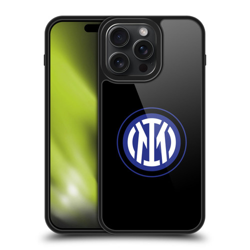 Fc Internazionale Milano Badge Logo On Black Gel Armour Case For Apple iPhone 15 Pro Max Fc Internazionale Milano Badge Logo On Black Gel Armour Case For Apple iPhone 15 Pro Max
