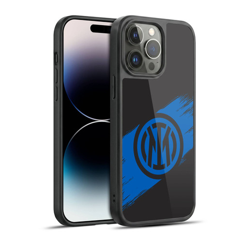 Fc Internazionale Milano Graphics Brush Strokes Gel Armour Case For Apple iPhone 14 Pro Max