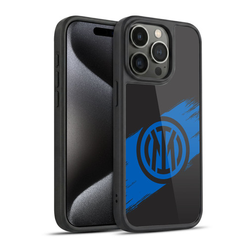 Fc Internazionale Milano Graphics Brush Strokes Gel Armour Case For Apple iPhone 15 Pro