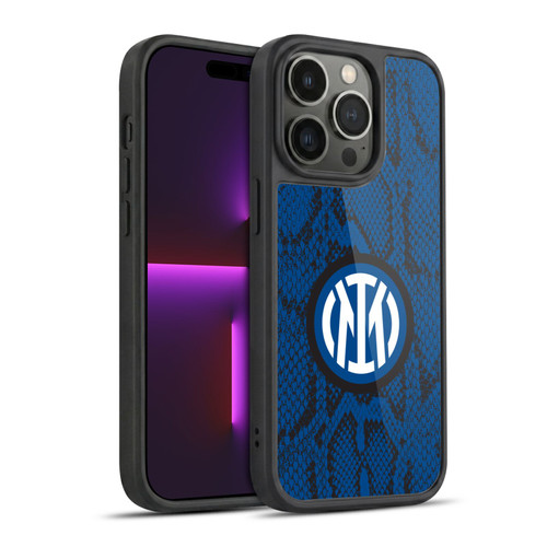 Fc Internazionale Milano Patterns Snake Gel Armour Case For Apple iPhone 14 Pro