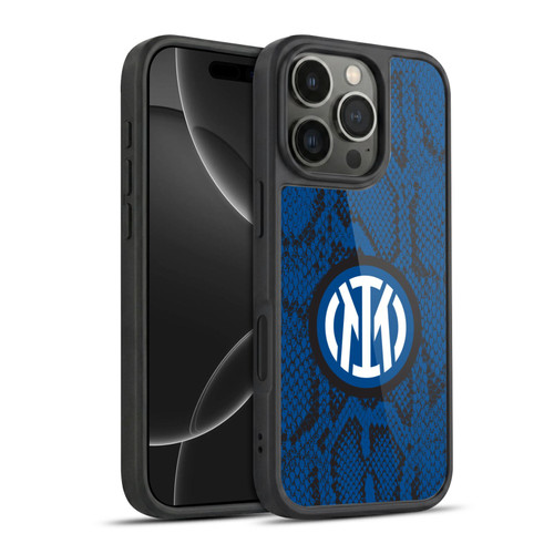 Fc Internazionale Milano Patterns Snake Gel Armour Case For Apple iPhone 16 Pro